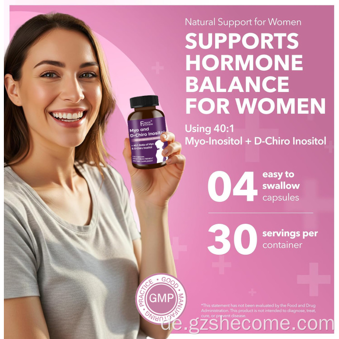 Myo D-Chiro Inositol unterstützt die Menstruationsgesundheit von Frauen